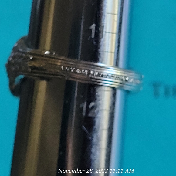 1880 Tiffany & Company English King Pattern Spoon Ring in Sterling Silver #15 - Picture 10 of 15